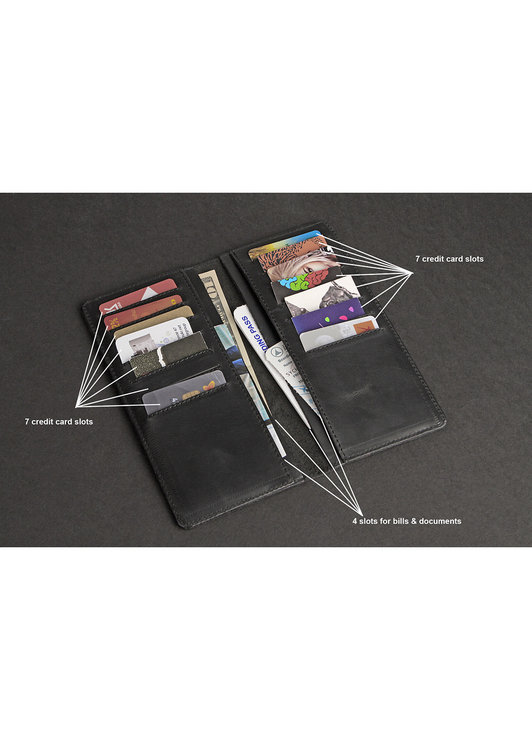 Мужской кожаный кошелек 8,5х17,5 см Shvigel (252130062)