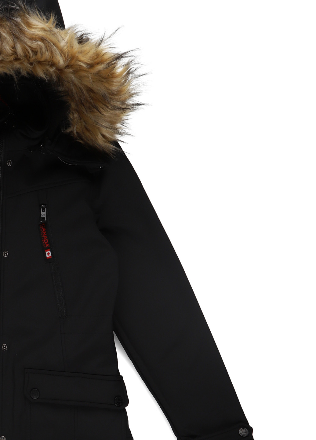 Черная зимняя куртка Canada Weather Gear