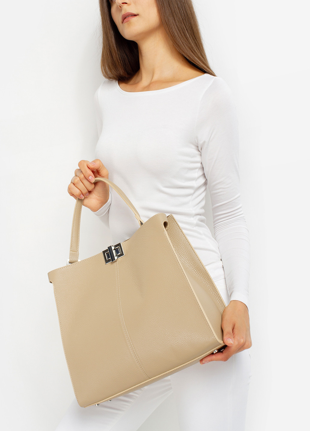 Сумка женская кожаная шоппер большая Shopper Regina Notte (249624441)