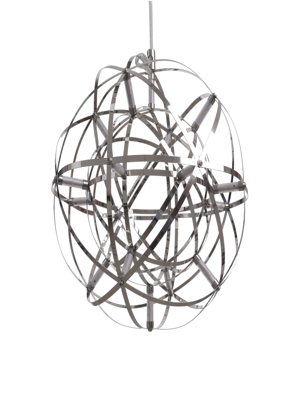 Современная светодиодная люстра подвес BR-01 684S/18 LED 108W Brille (247373781)