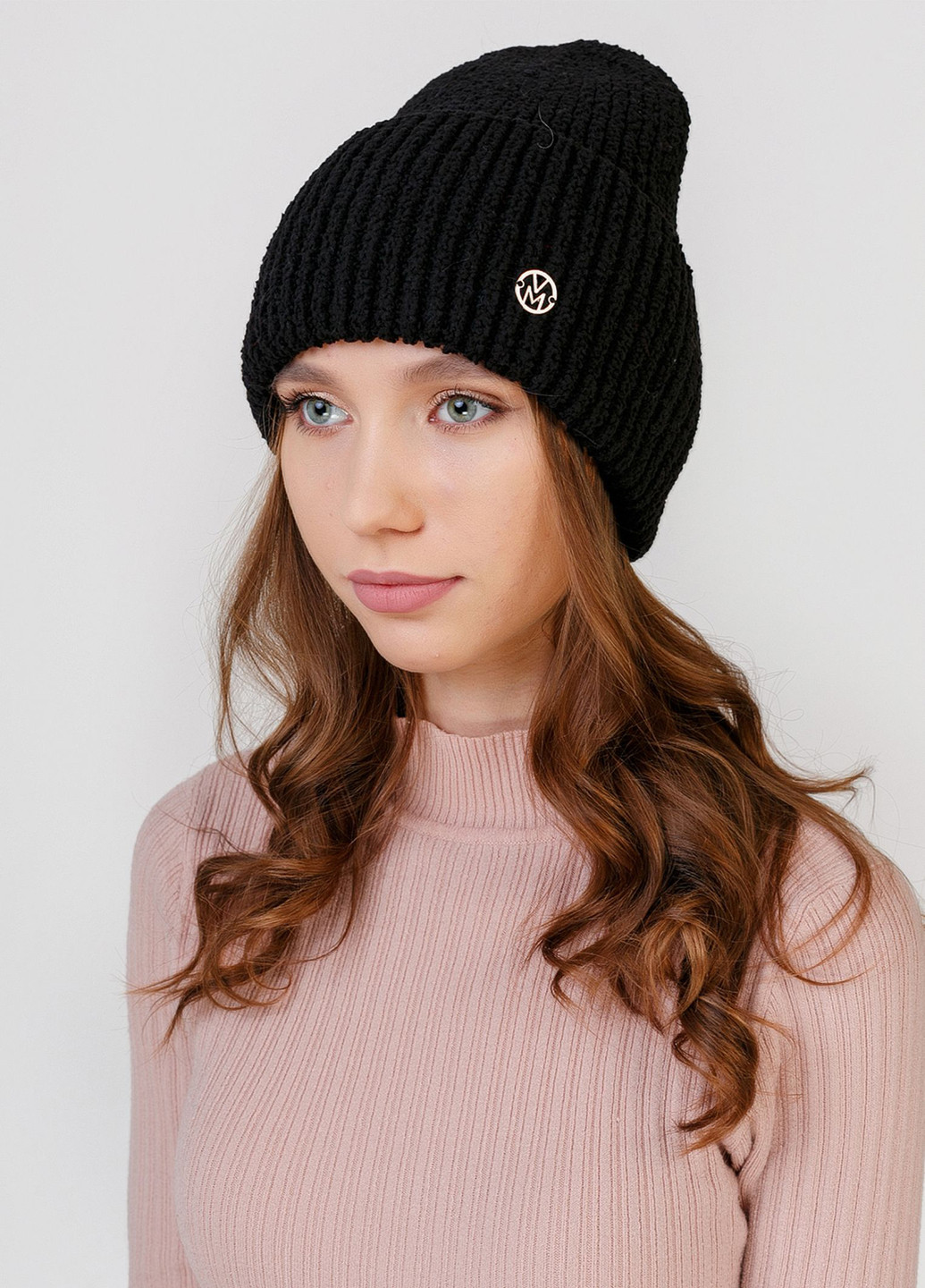 Шерстяная зимняя теплая женская шапка без подкладки 330211 Merlini (254281132)