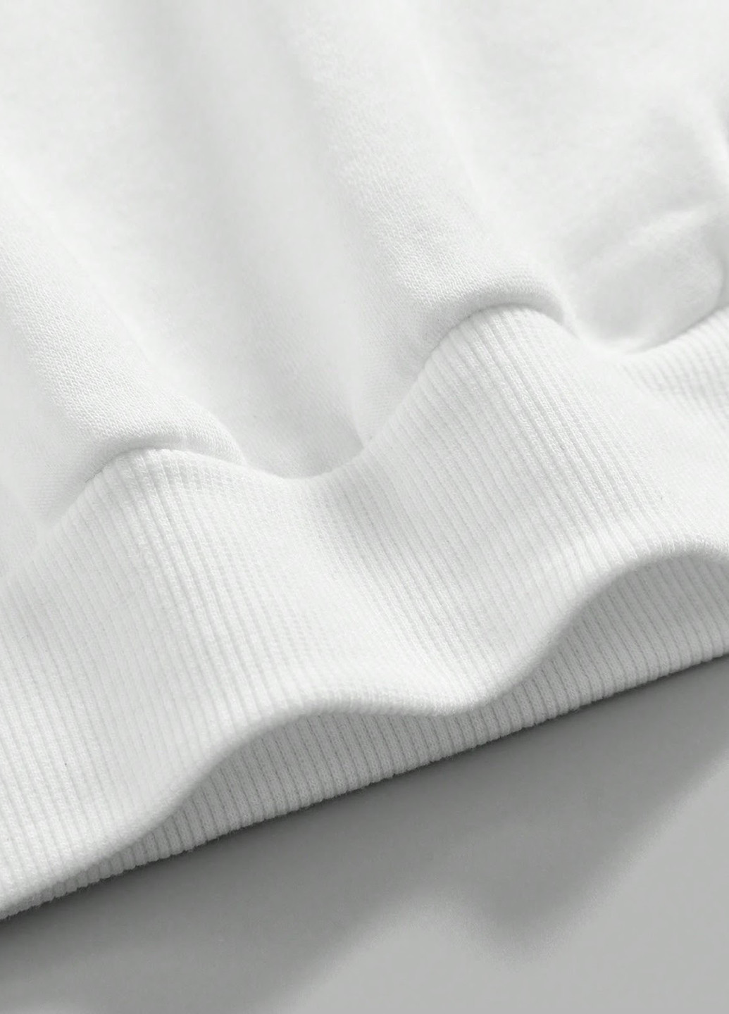 SHEIN світшот напис білий кежуал трикотаж, поліестер