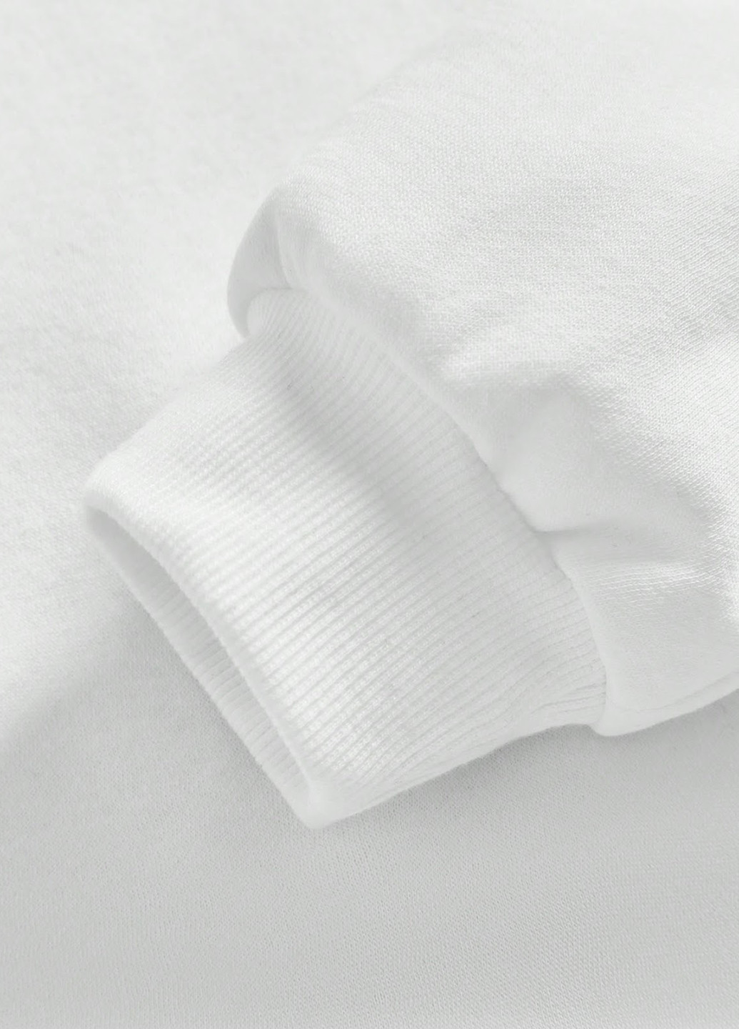 SHEIN світшот напис білий кежуал трикотаж, поліестер