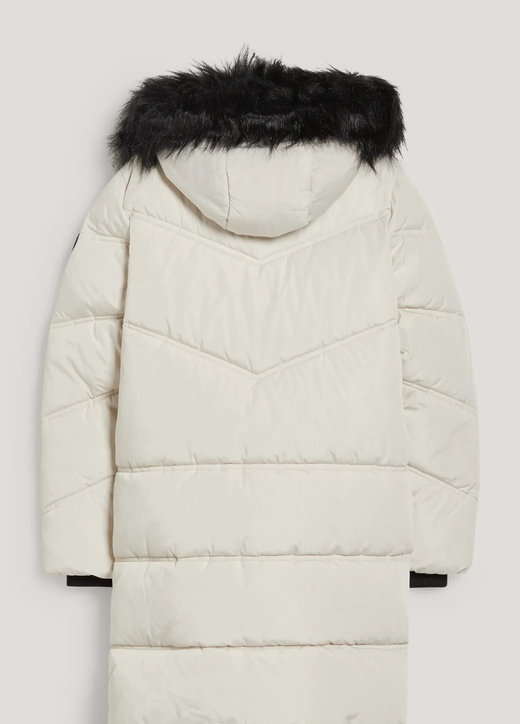 Белая зимняя зимняя куртка для девочки 2171155 C&A