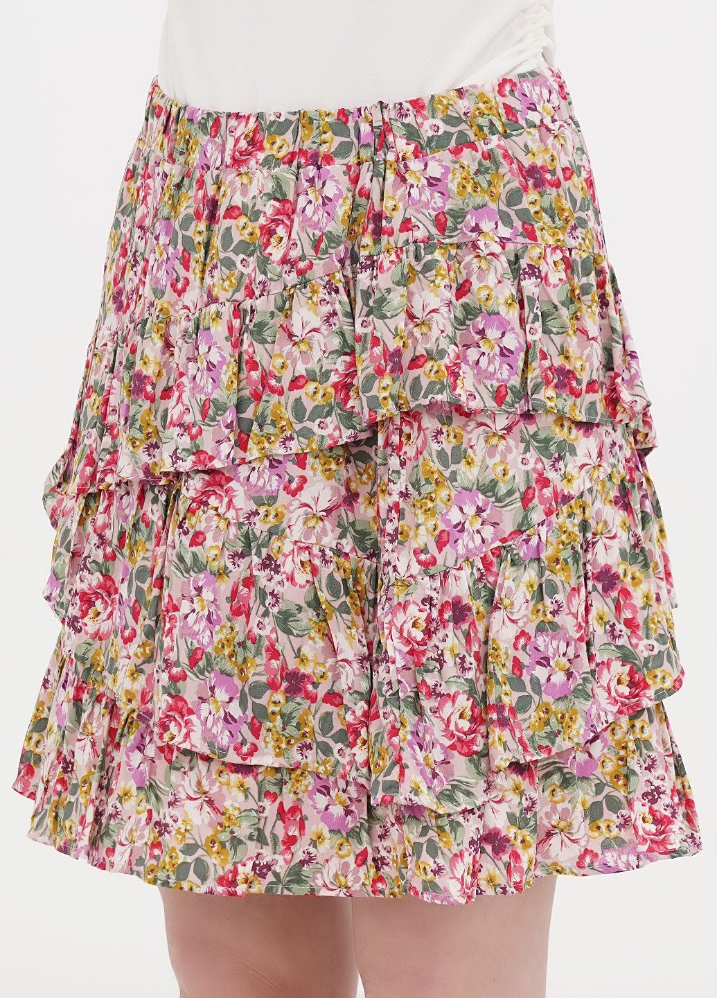 Разноцветная кэжуал цветочной расцветки юбка Orsay