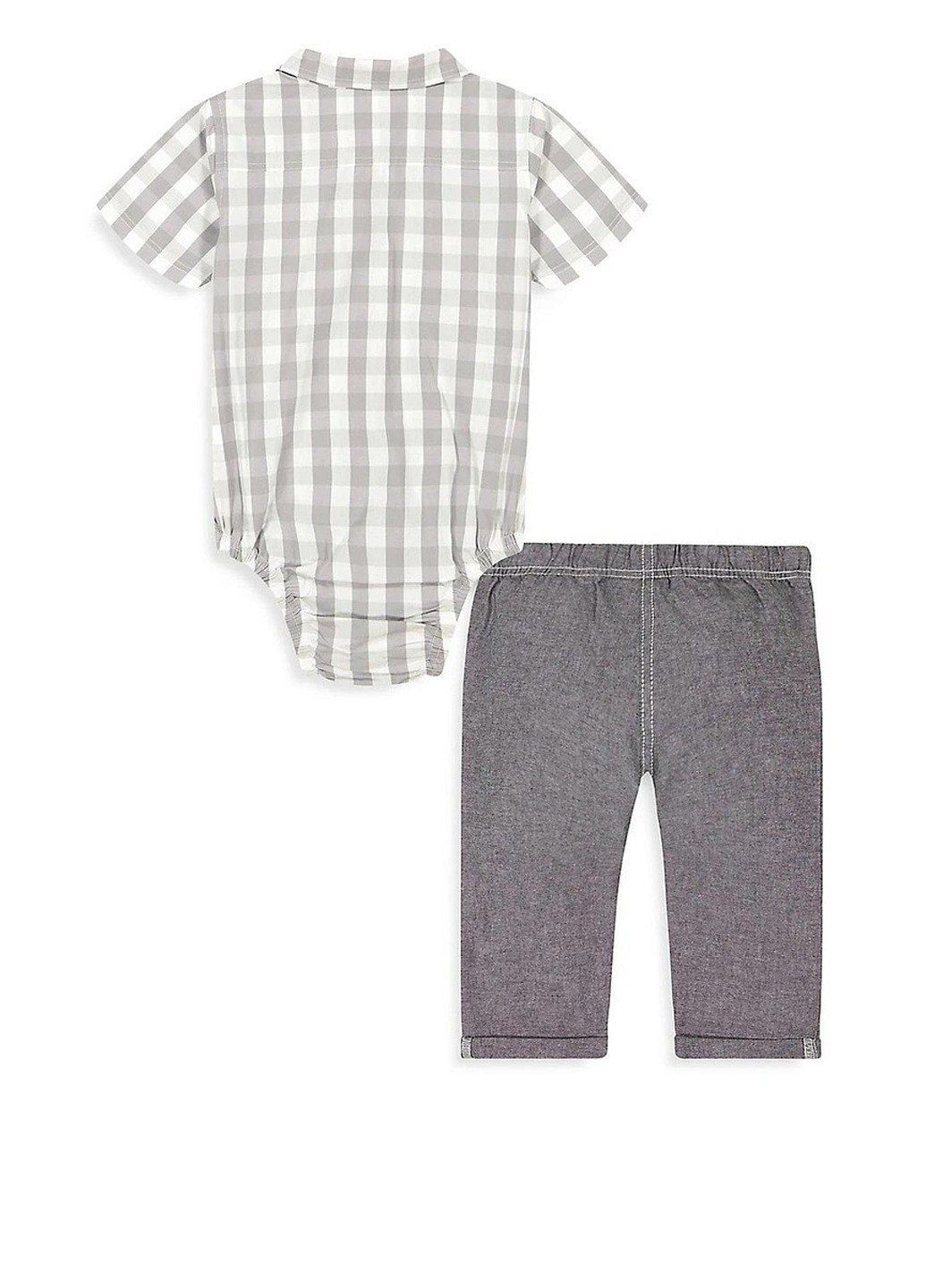 Сірий літній комплект (боді, штани) Calvin Klein