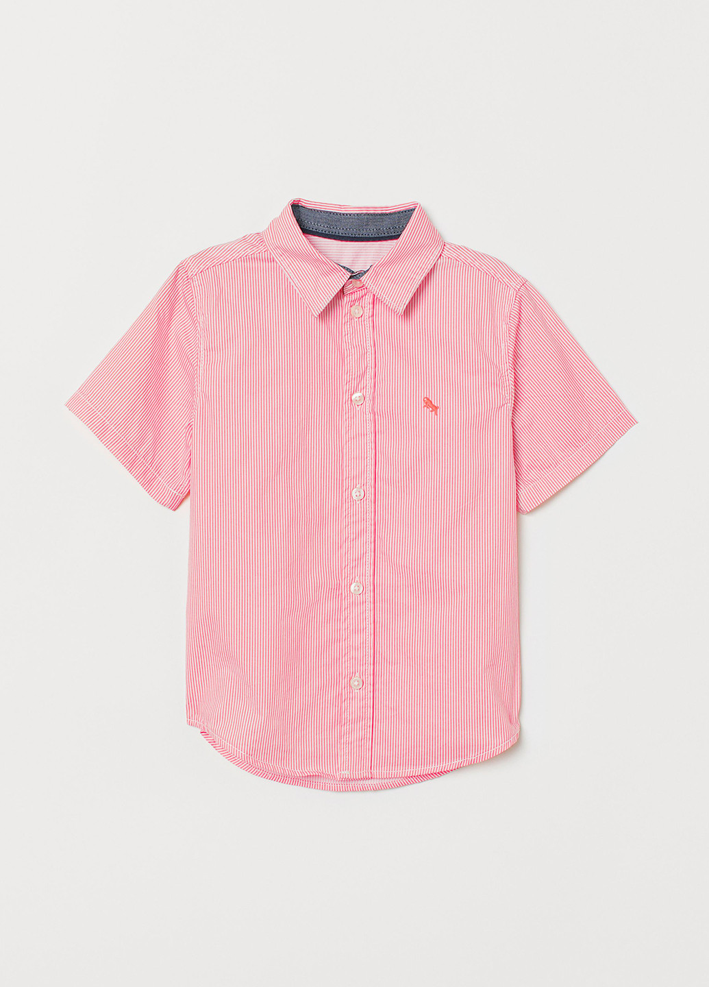 Сорочка H&M смужка рожева кежуал бавовна