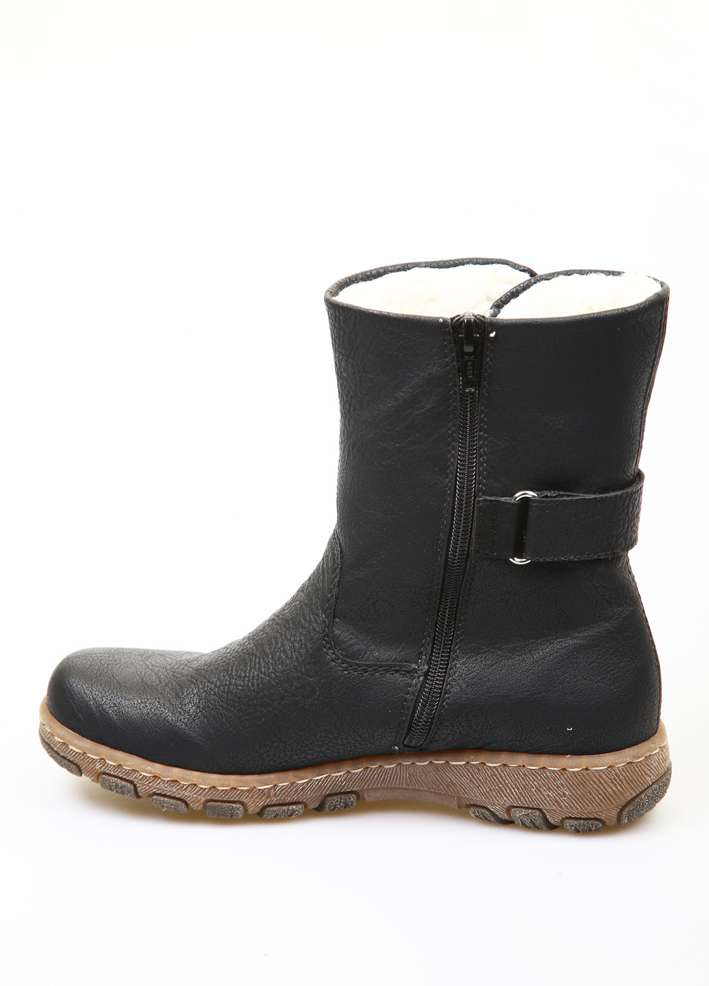 Черные осенние полусапоги Rieker