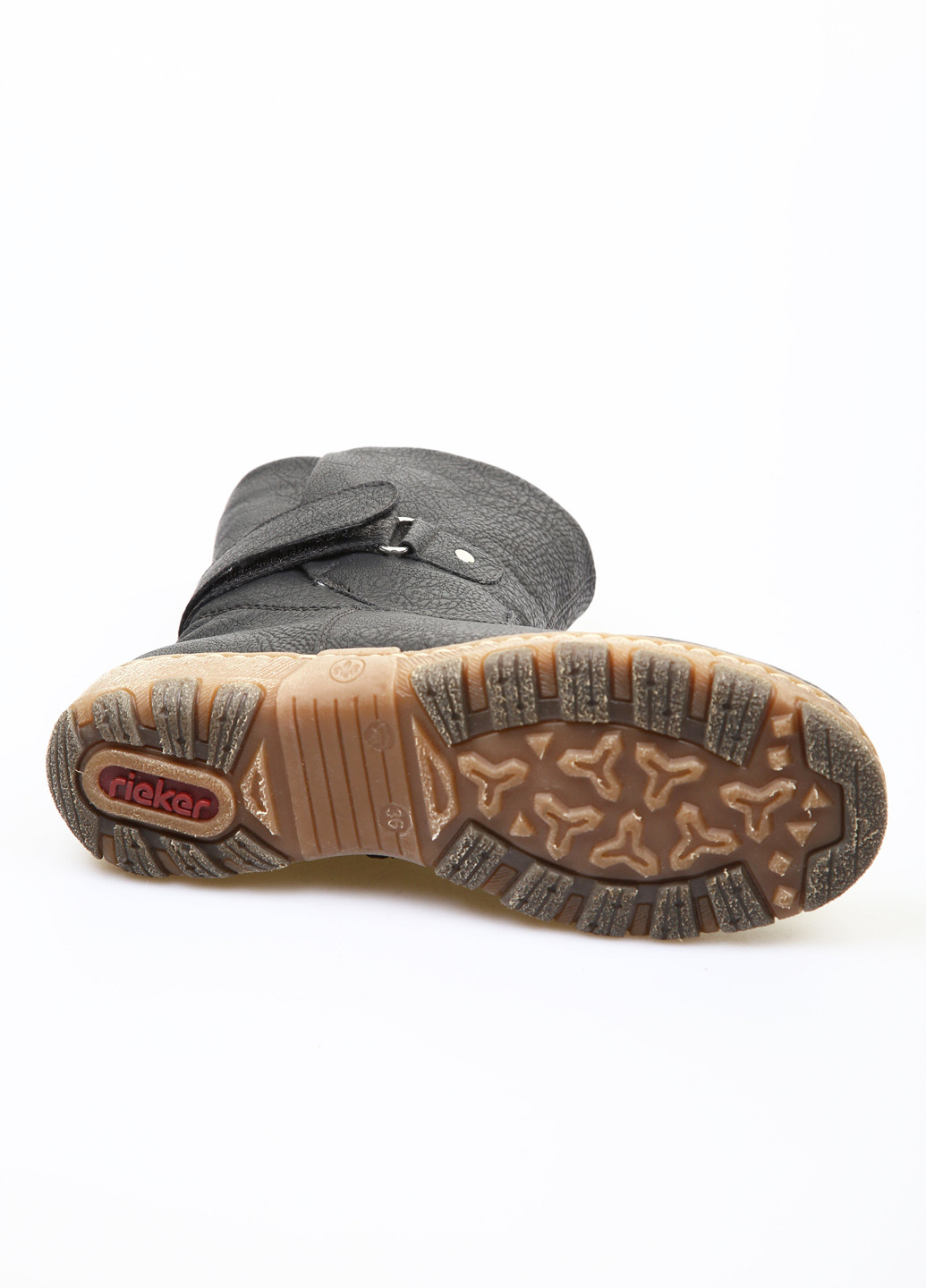 Черные осенние полусапоги Rieker