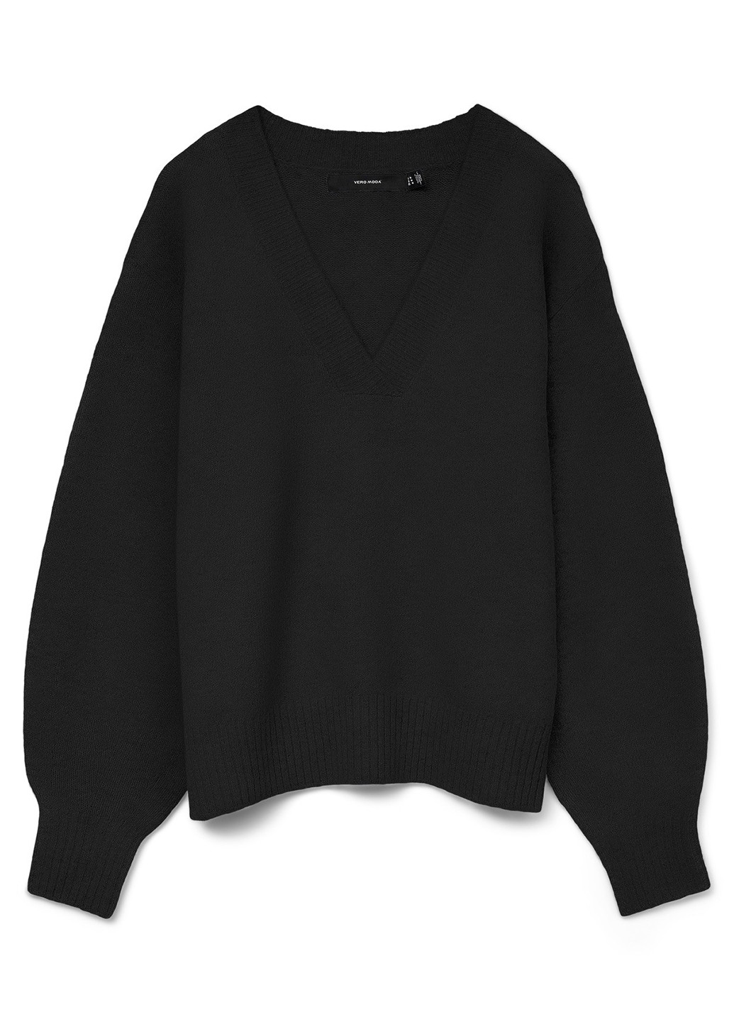 Черный демисезонный пуловер пуловер Vero Moda