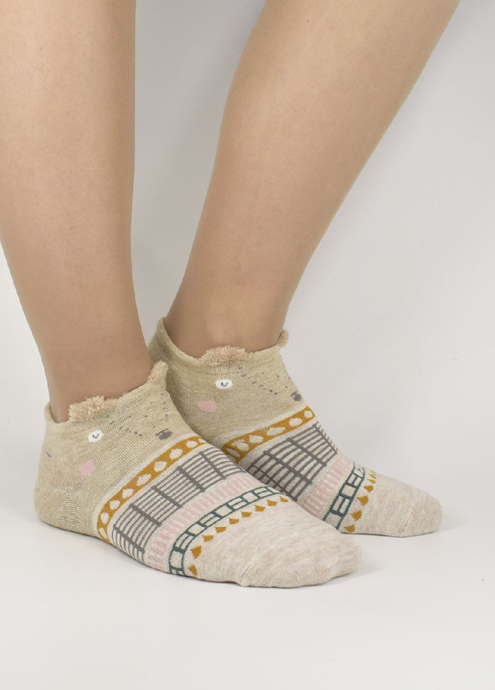 Женские носки Kaprizo абстрактные комбинированные повседневные