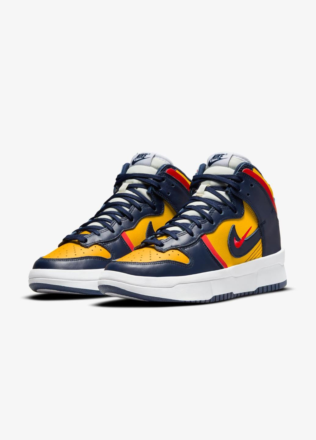 Кроссовки DH3718-701 Nike DUNK HIGH UP комбинированные демисезоны (317226085)