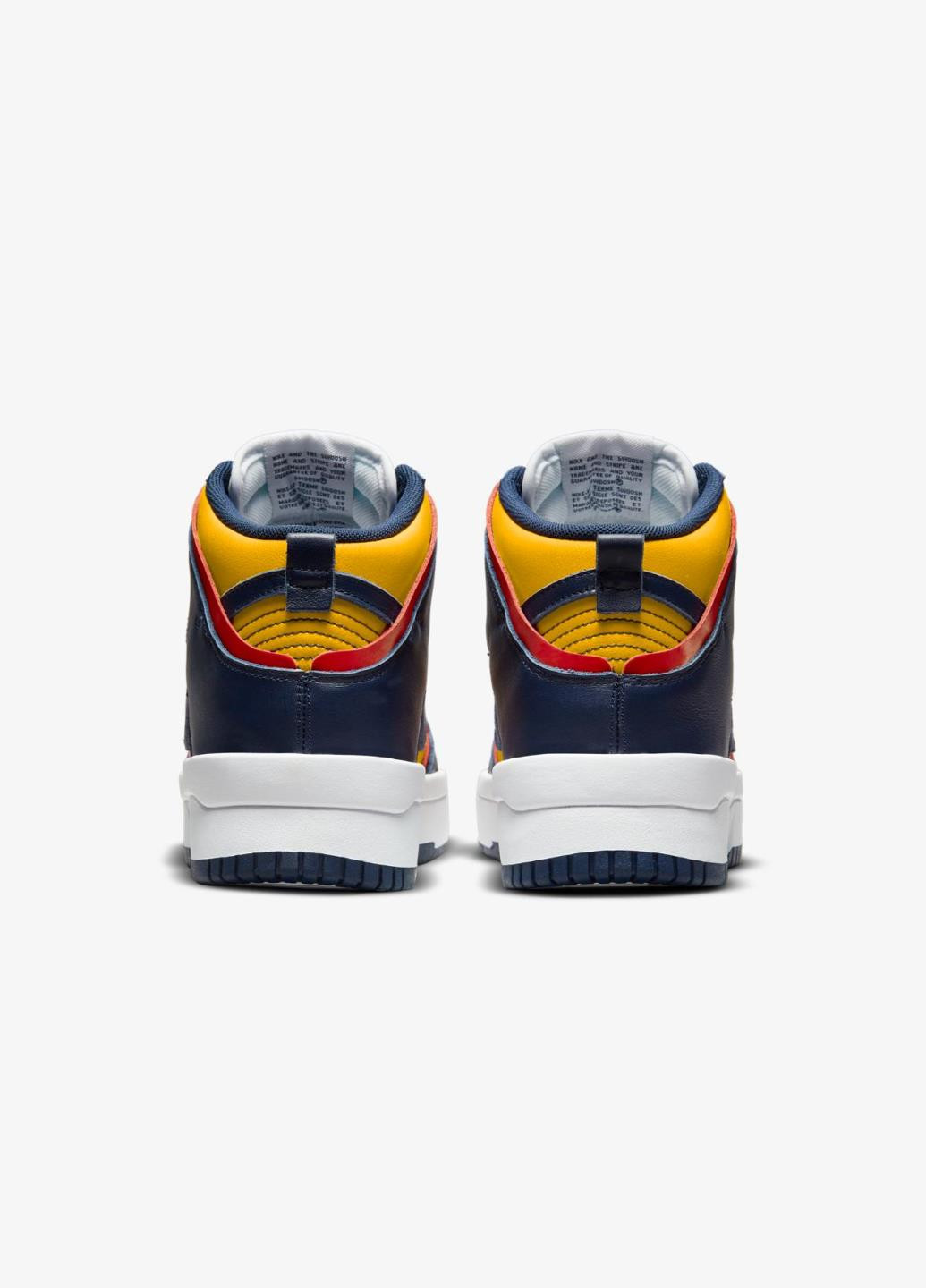 Кроссовки DH3718-701 Nike DUNK HIGH UP комбинированные демисезоны (317226085)