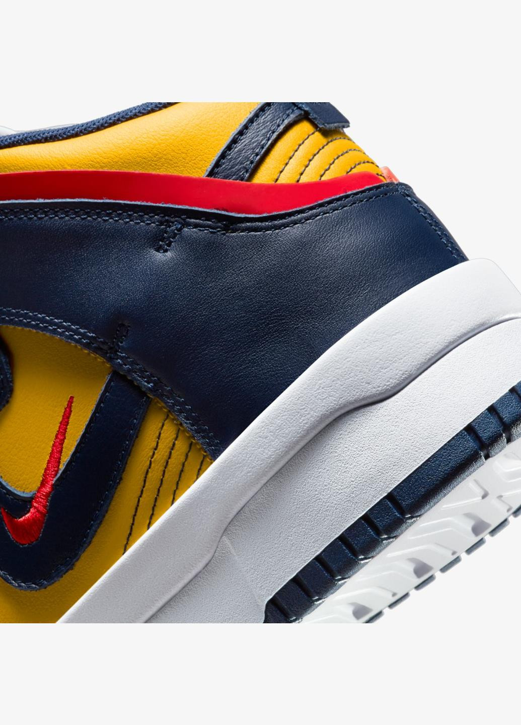 Кроссовки DH3718-701 Nike DUNK HIGH UP комбинированные демисезоны (317226085)