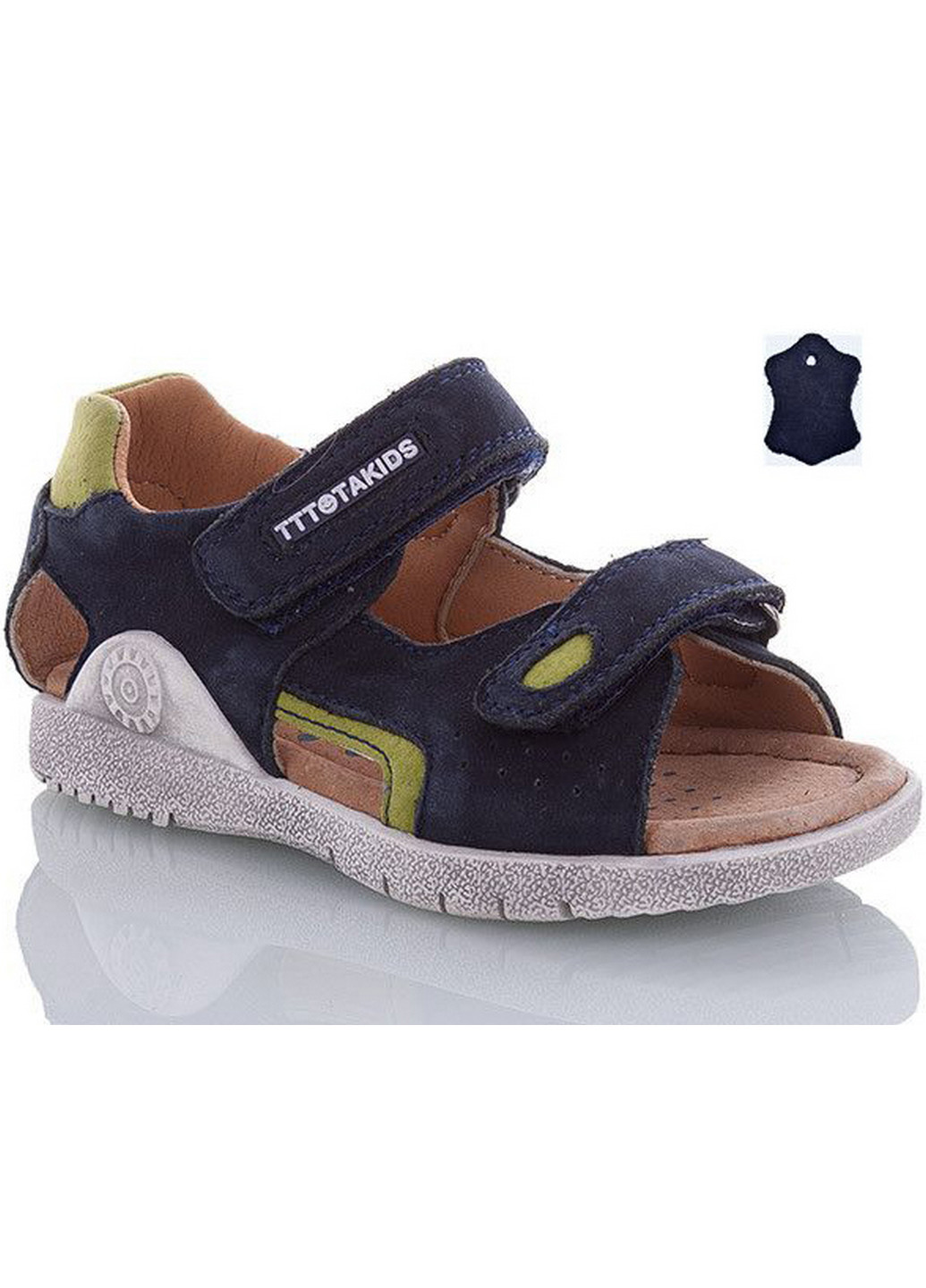 Кожаные сандалии MA1376-1 29 Синий TTToTa (207858923)
