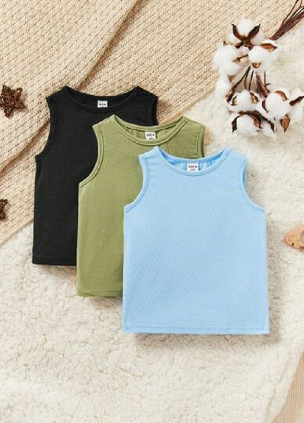 Майка (3 шт.) SHEIN (328391991)