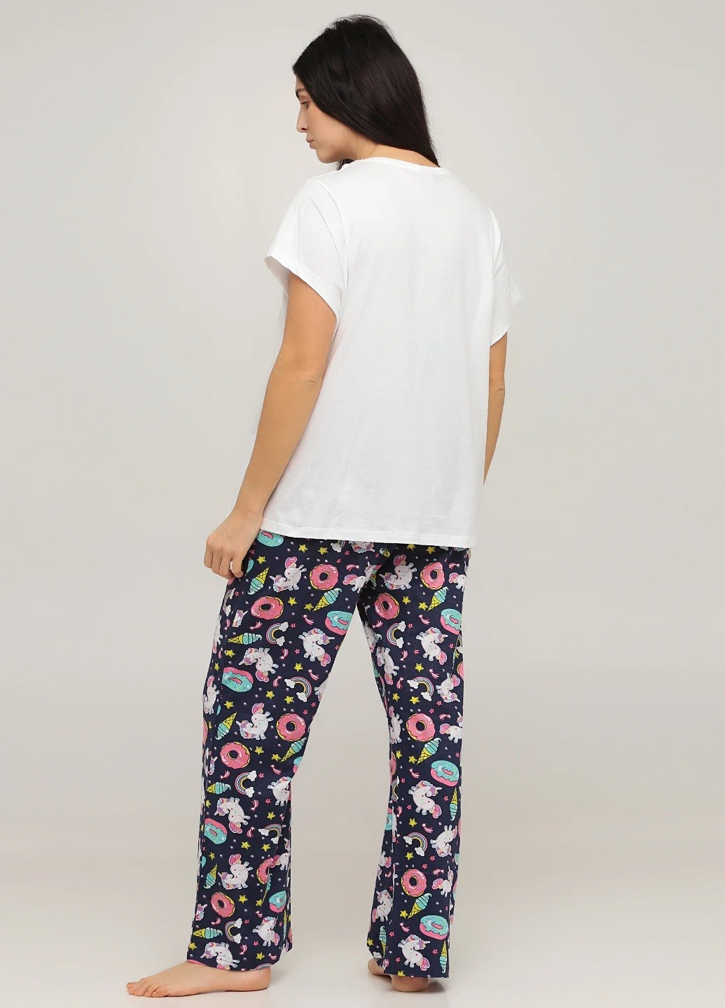 Комбинированная всесезон пижама (футболка, брюки) футболка + брюки Studio