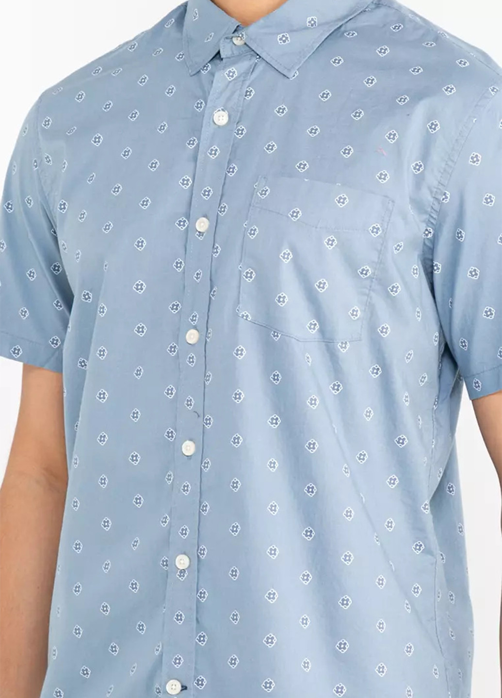 Синяя кэжуал рубашка с рисунком Gap