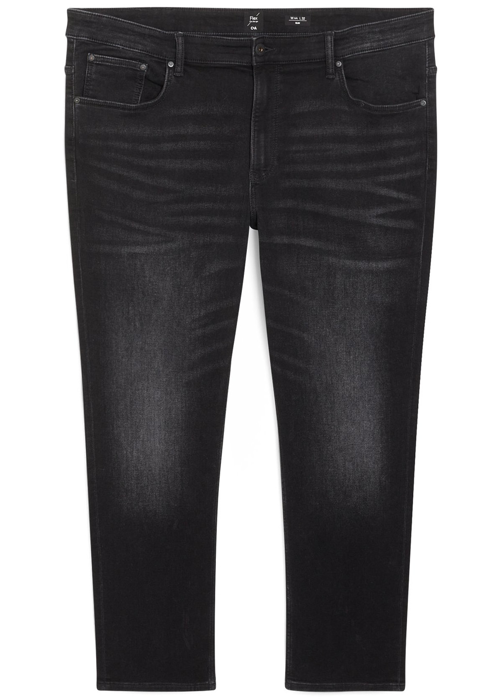 Черные демисезонные зауженные джинсы C&A