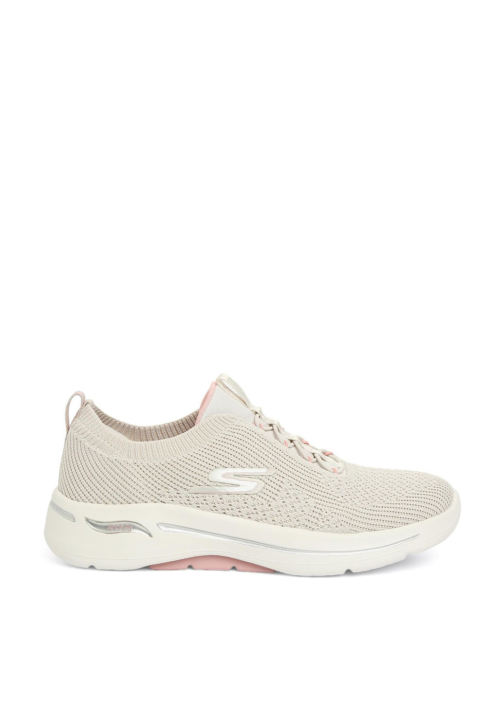 Кросівки Skechers GO WALK Arch Fit-Crystal Waves бежеві демісезони (353745777)
