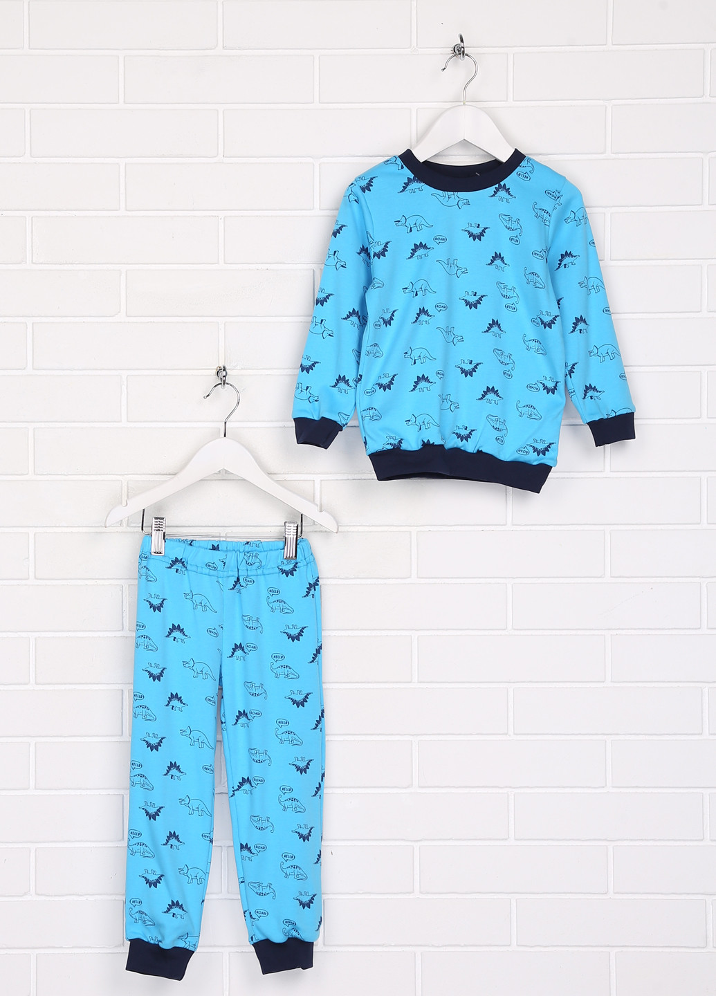 Голубая всесезон пижама (свитшот, брюки) свитшот + брюки Malta