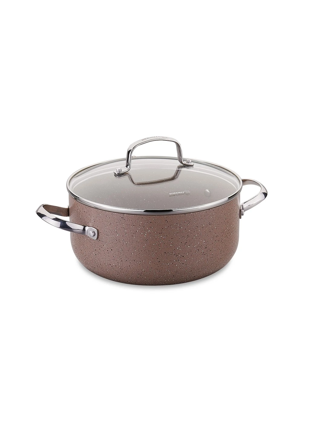 Кастрюля Browni 26*12см 5,8л круглая, с крышкой Korkmaz (255274408)