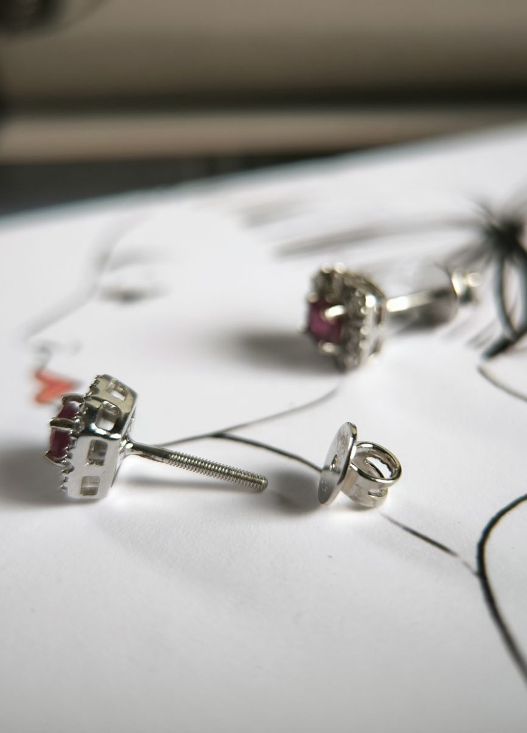 Серьги Silver Flame (353782393)