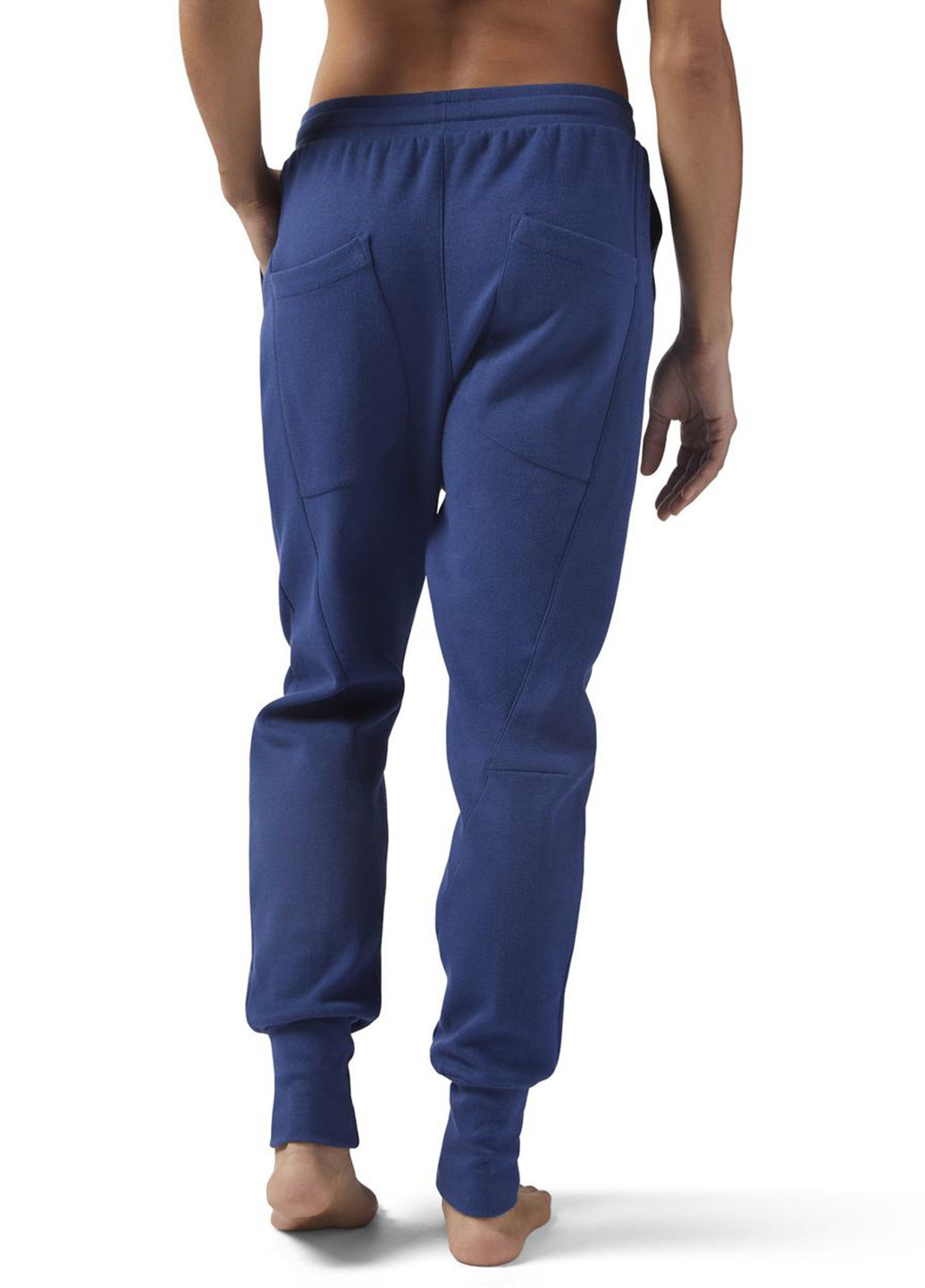 Темно-синие спортивные демисезонные брюки Reebok