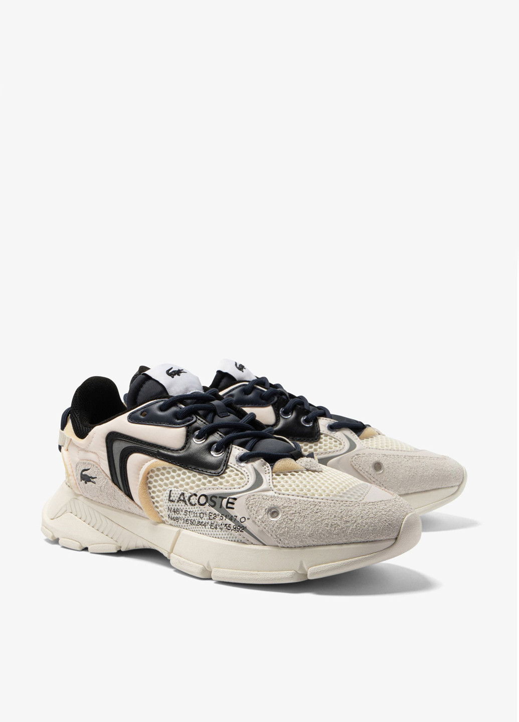 Бежеві Осінні кросівки Lacoste L003 NEO