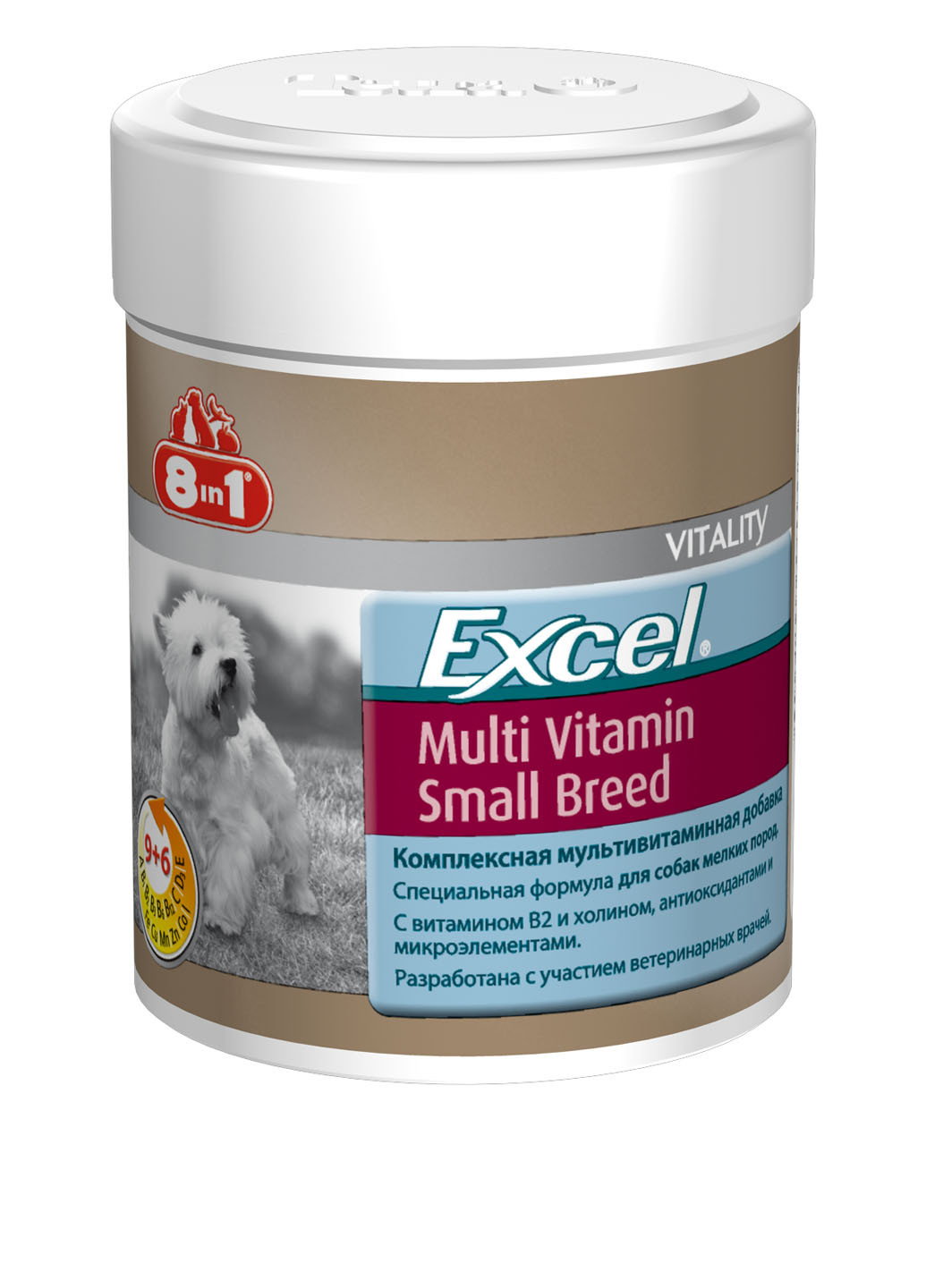 Добавка Multi Vitamin для мелких собак (8 в 1), 70 таб 8 in 1 (16935054)