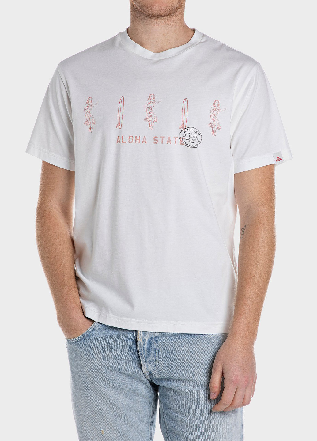 Біла футболка Replay