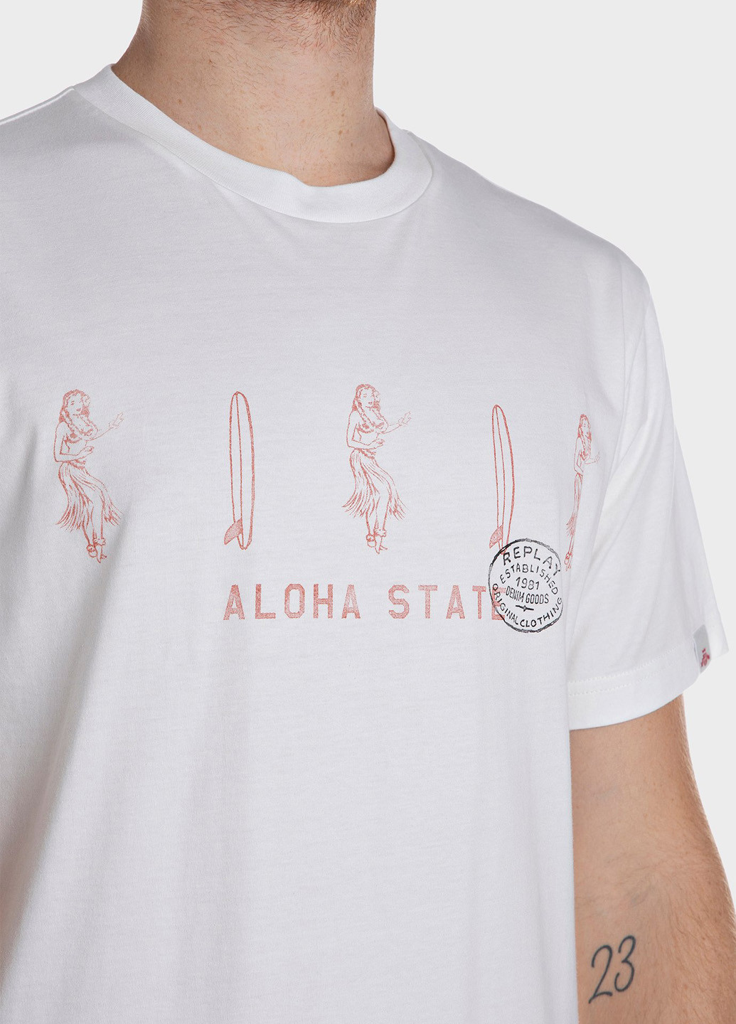 Біла футболка Replay