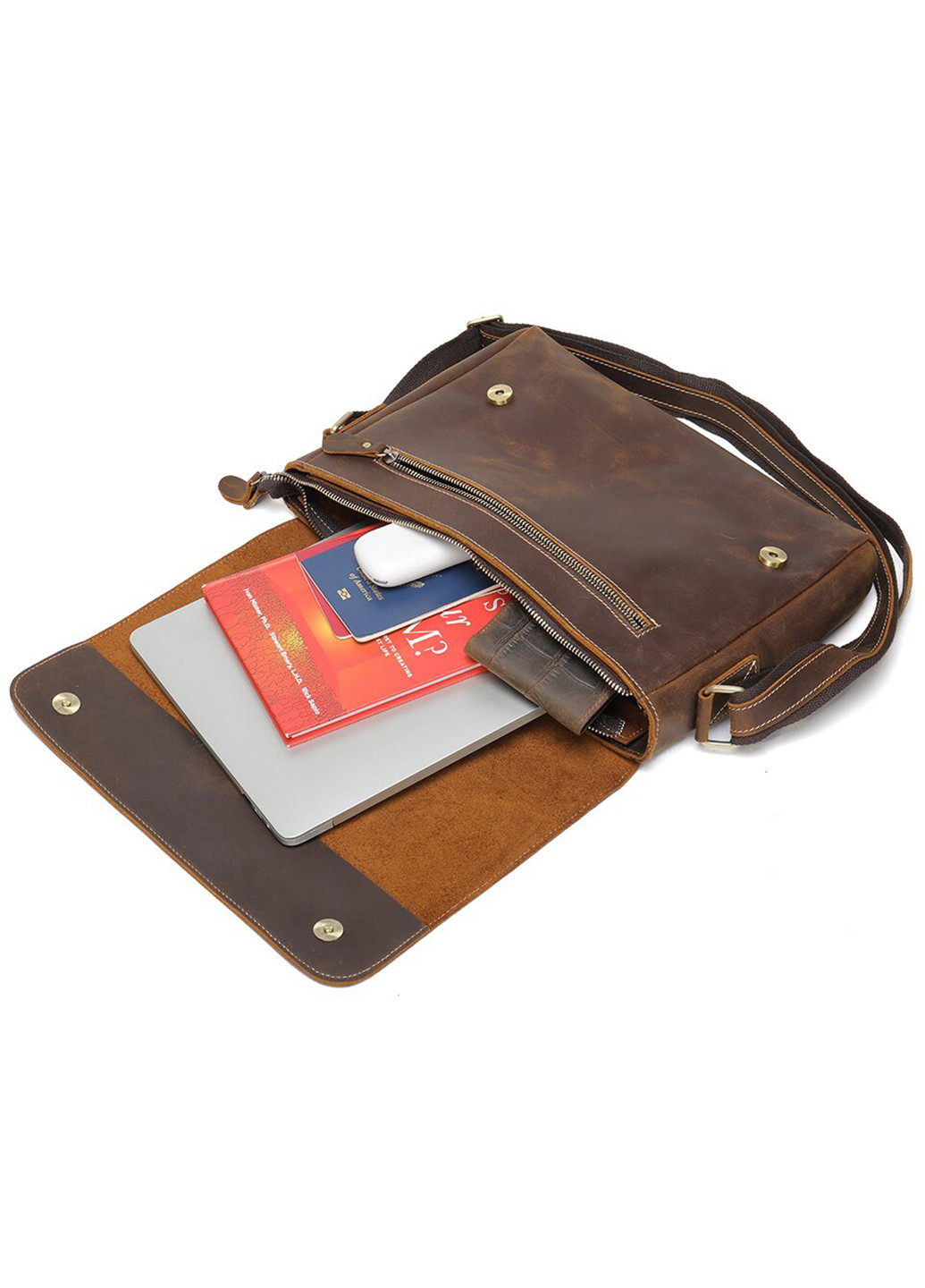 Чоловіча шкіряна сумка 32х25,5х6 см Vintage (229460332)