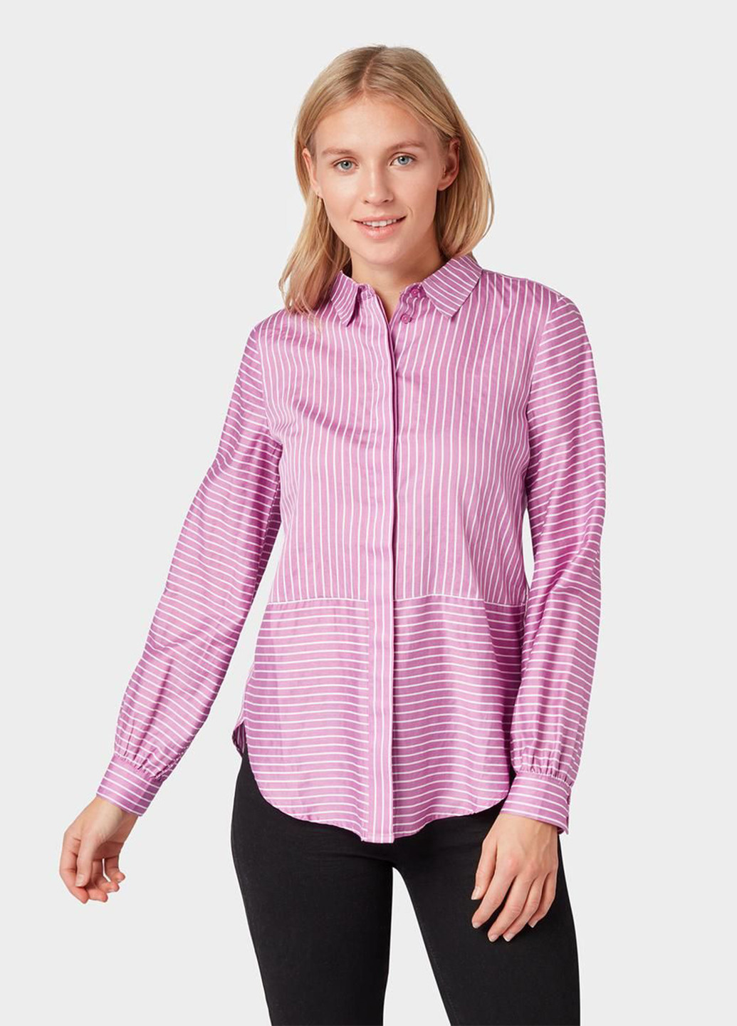 Розовая демисезонная блуза Tom Tailor