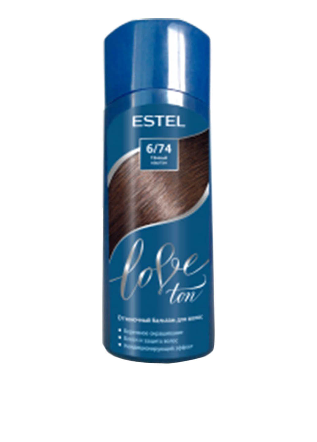 Бальзам відтінку для волосся Love Ton 6/74 (темний каштан), 150 мл Estel (75296738)