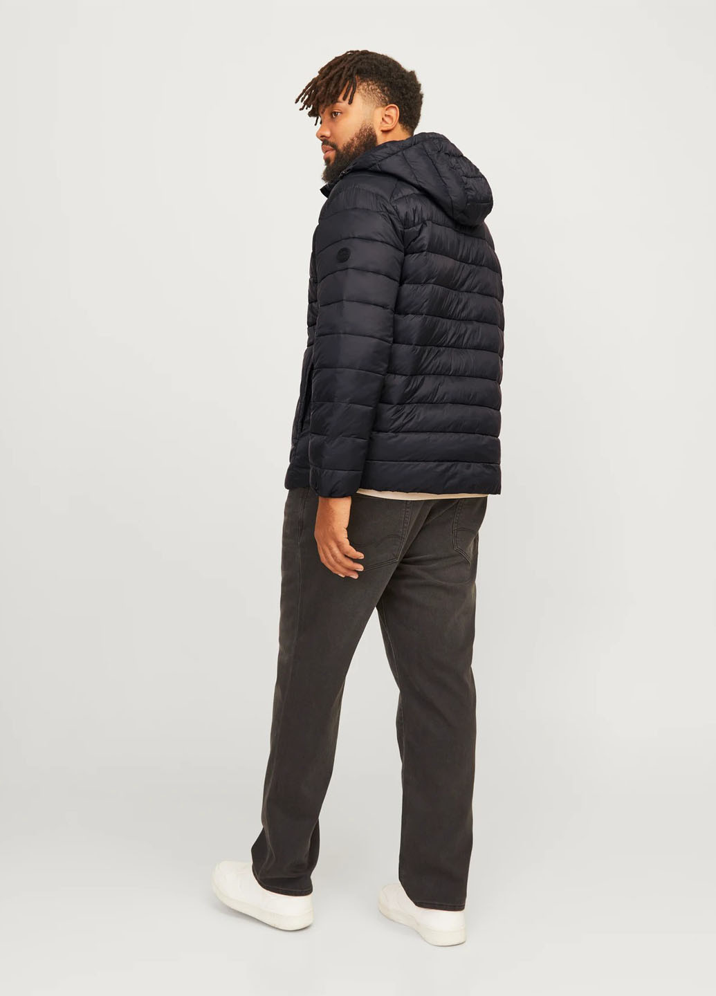 Чорна демісезонна куртка Jack & Jones