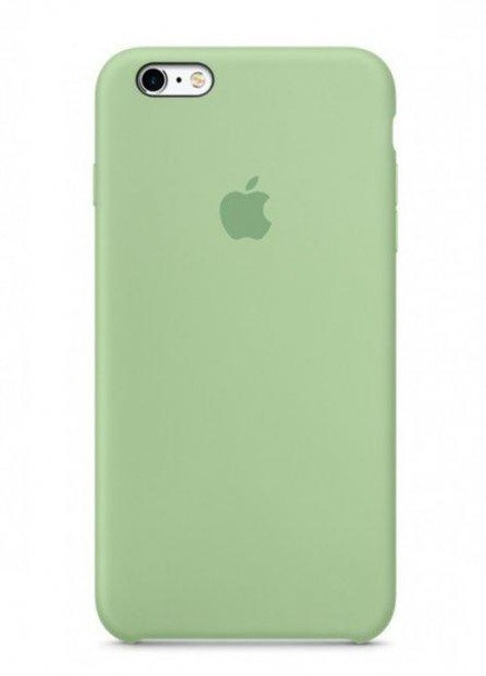 Чехол на Iphone 6s силиконовый цвет Светло-зеленый Fresh Green (68) с микрофиброй 3009 Apple (251886862)