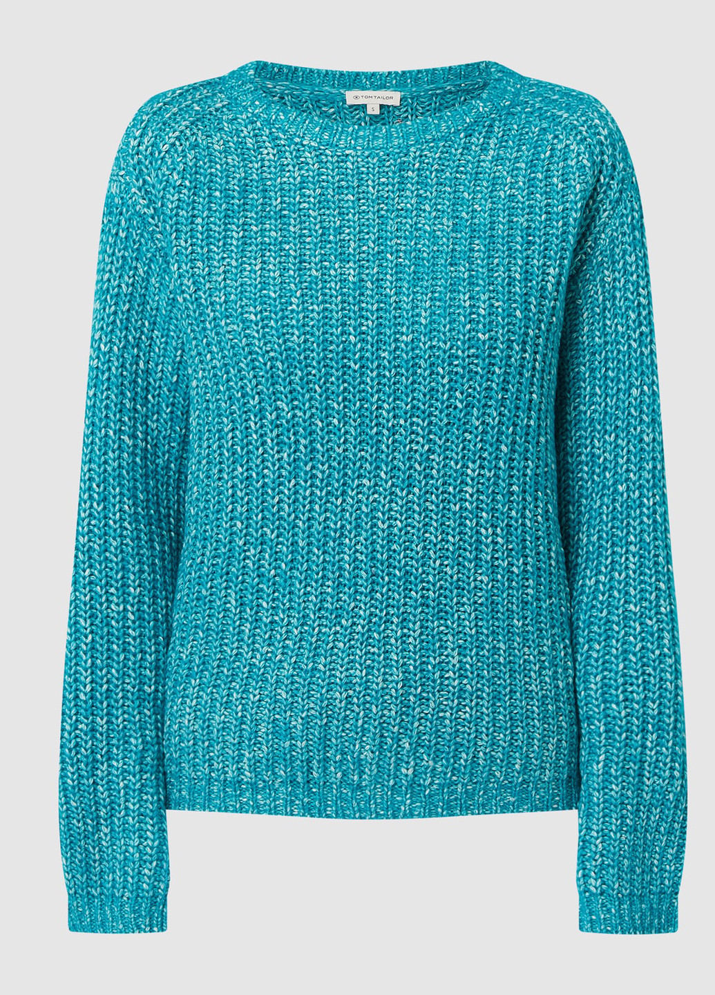 Бирюзовый демисезонный свитер джемпер Tom Tailor