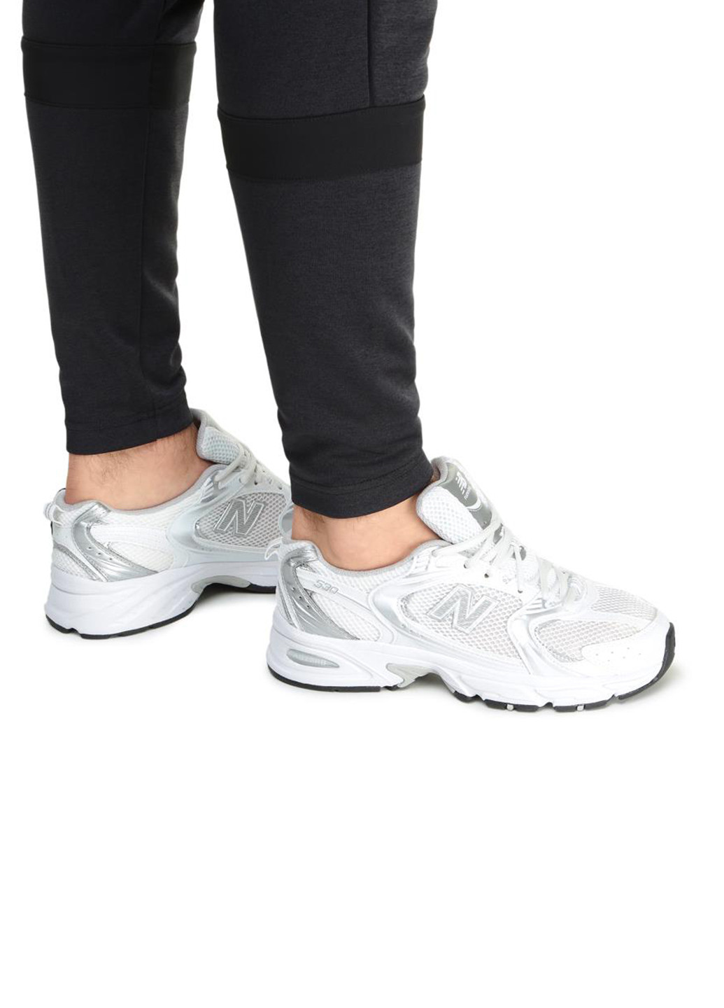 Кроссовки MR530EMA New Balance 530 светло-серые всесезоны (322019713)