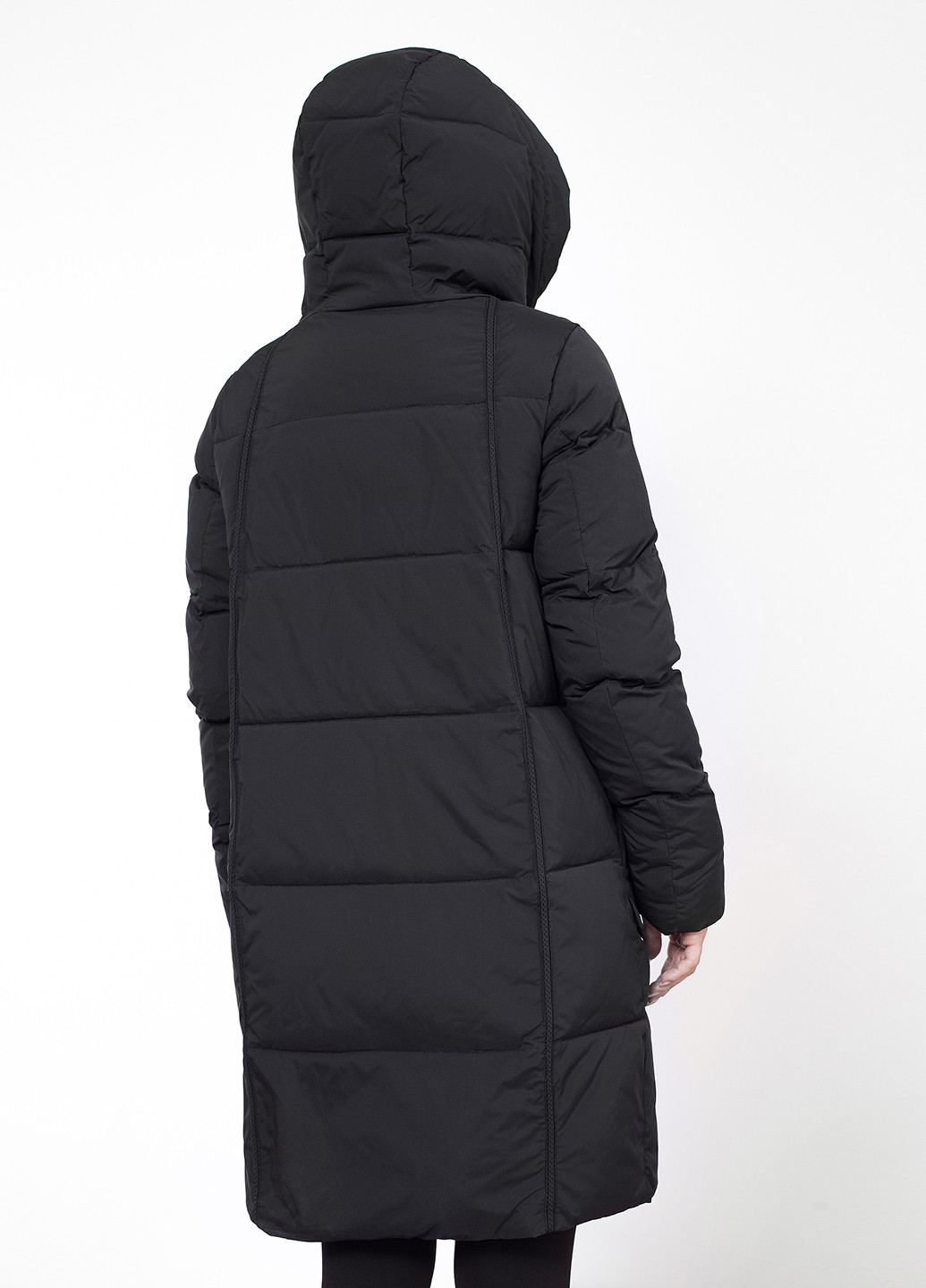 Чорна зимня куртка куртка-пальто Peercat