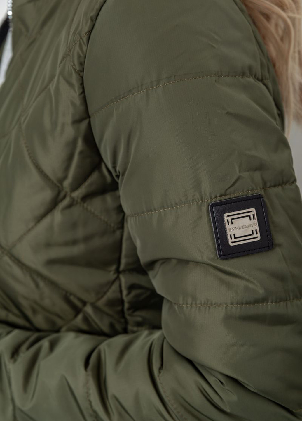 Оливкова (хакі) демісезонна куртка Ager