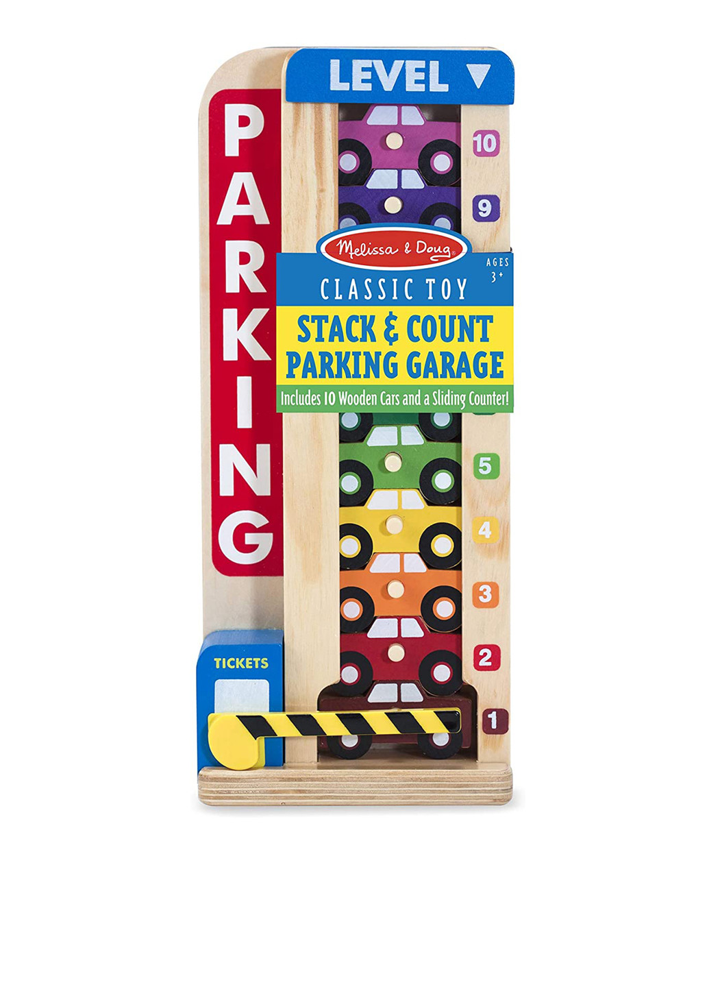 Игровой набор Парковка и машинки (10 пр.) Melissa & Doug (251317651)