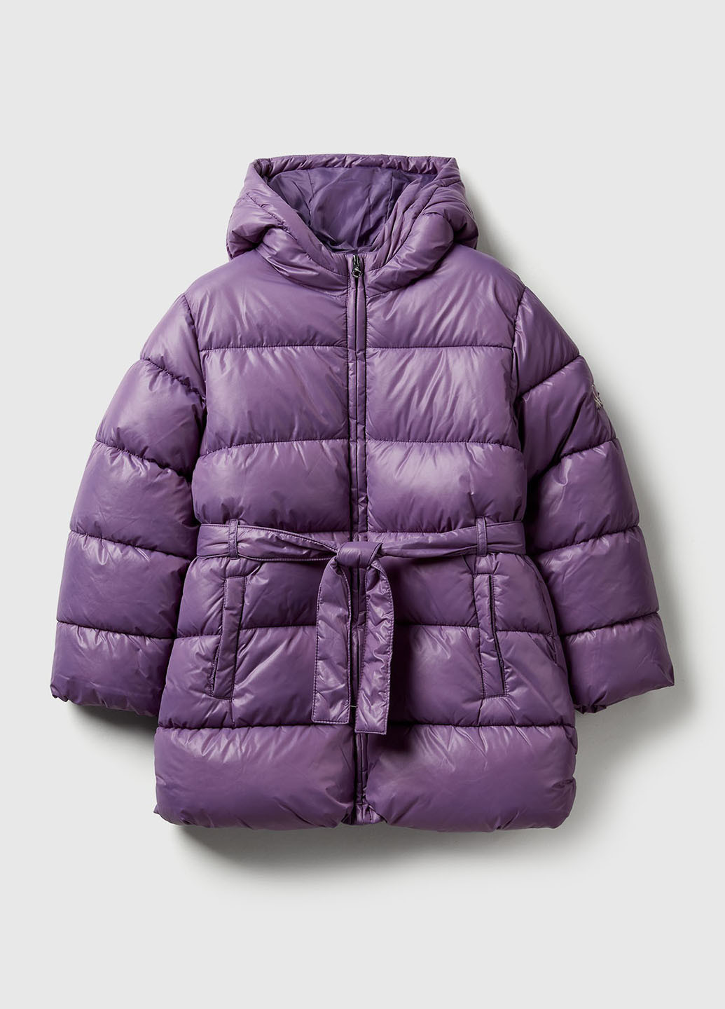 Фиолетовая демисезонная куртка куртка-пальто United Colors of Benetton