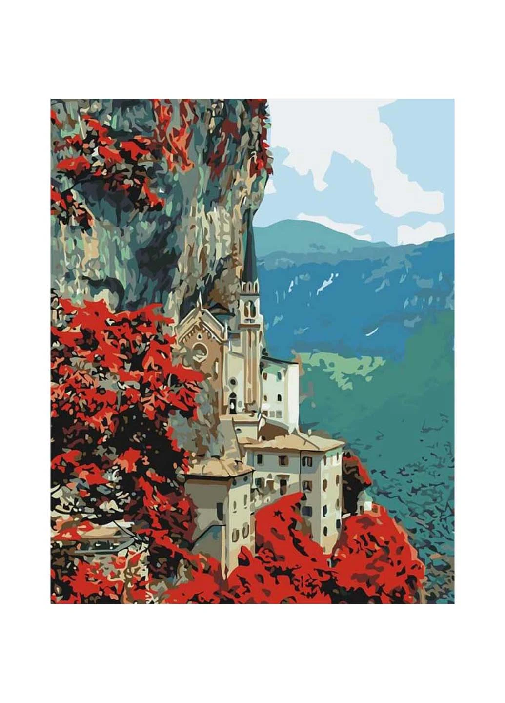 Набор для росписи по номерам Идейка Madonna della Corona 40х50 см (251807385)