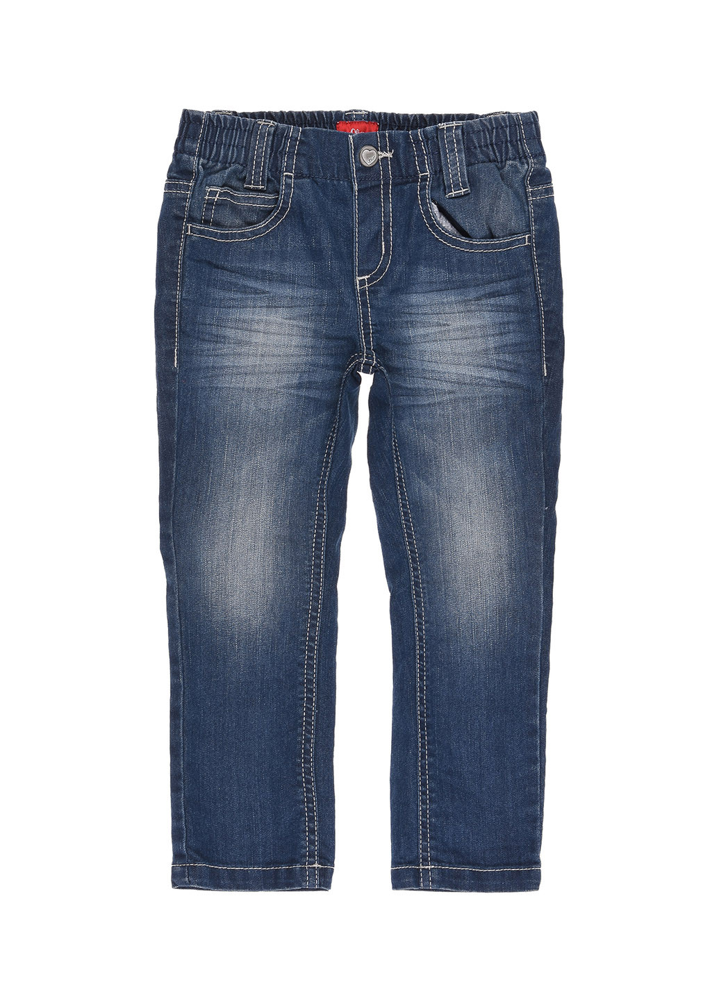 Синие демисезонные прямые джинсы S.Oliver