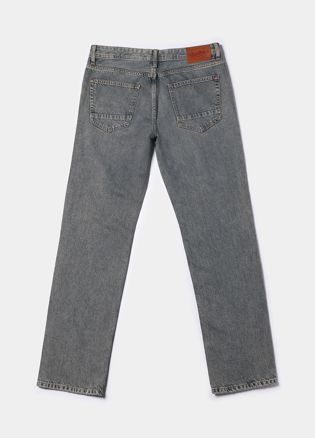Серые демисезонные прямые джинсы Colin's