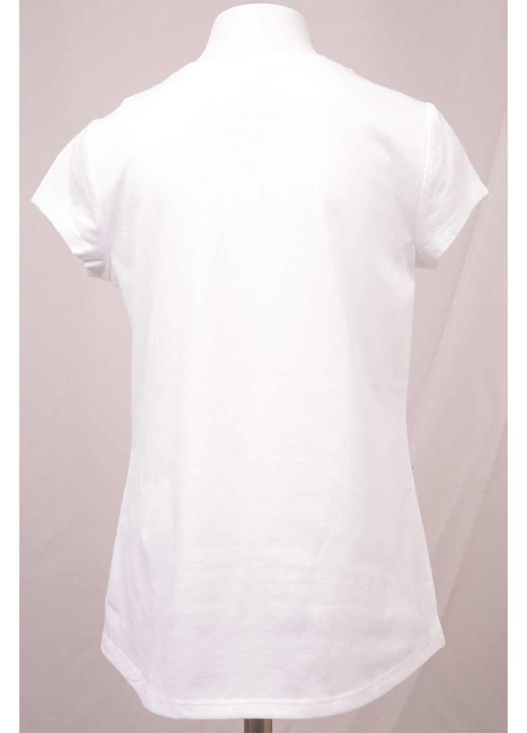 Белая летняя футболка Justice