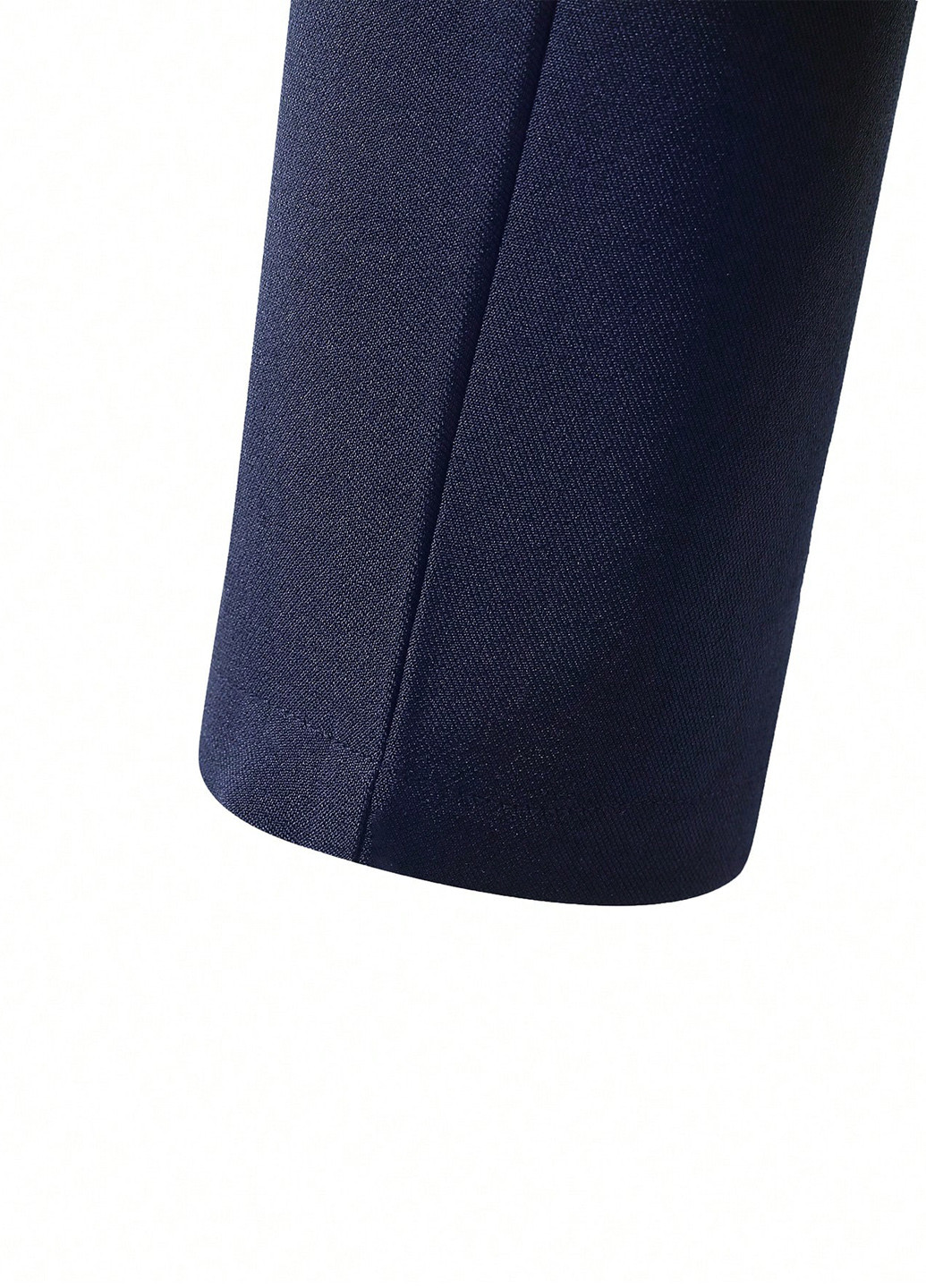 Темно-синій демісезонний костюм (піджак, штани) брючний SHEIN