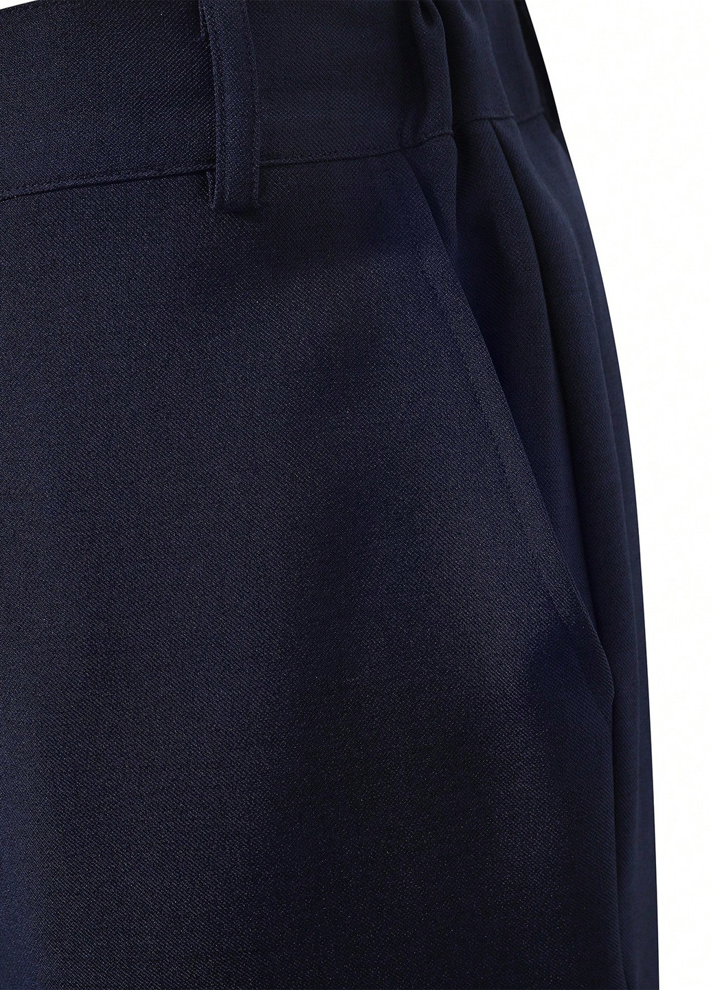 Темно-синій демісезонний костюм (піджак, штани) брючний SHEIN