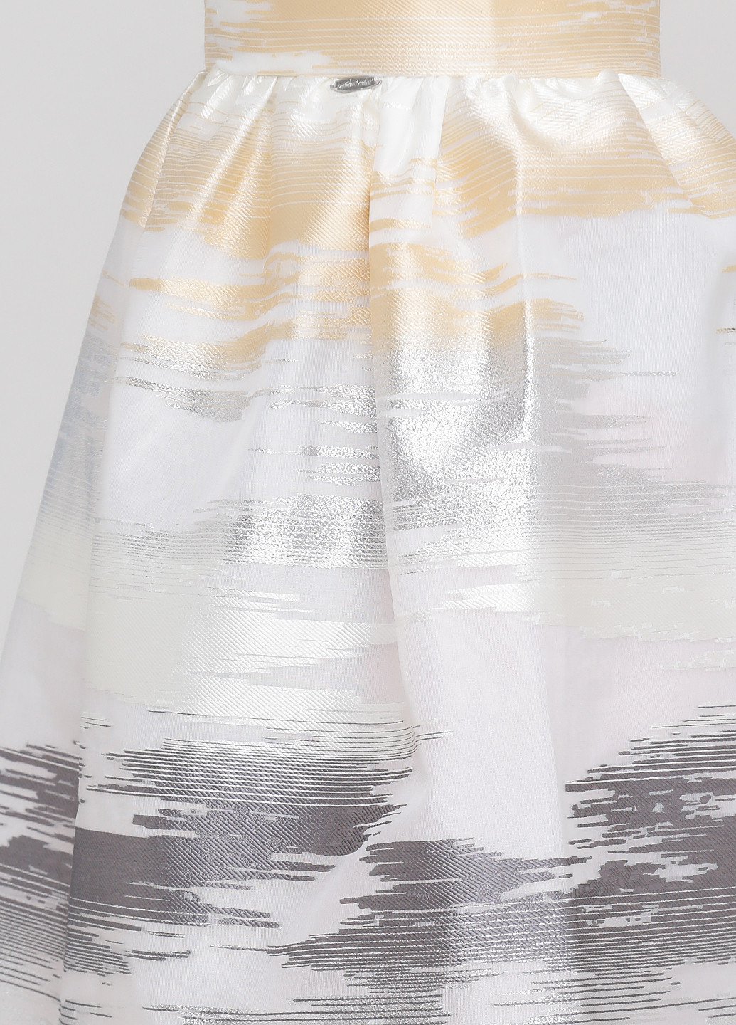 Белая с абстрактным узором юбка Sarah Chole